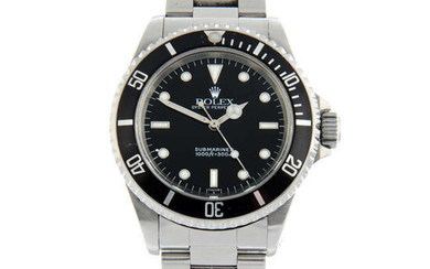 ROLEX - a stainless steel Oyster Perpetual Submariner bracelet watch, 39mm.