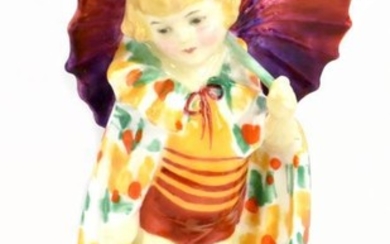 ROYAL DOULTON; an HN1423 'Babette' figure in rare colourway,...