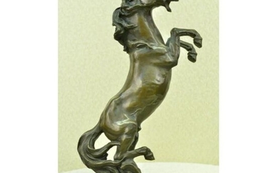 Rearing Stallion, Horse Bronze Sculpture
