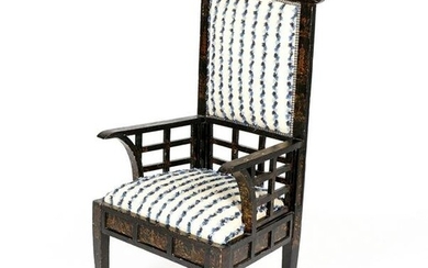 Regency Chinoiserie Decorated Arm Chair