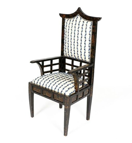 Regency Chinoiserie Decorated Arm Chair