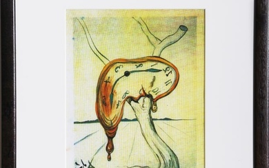 Salvador Dali, Tear of Time, Inkjet on Fabric