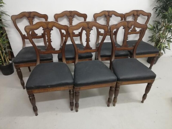 Set of 8 French Chairs