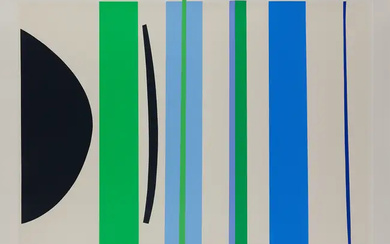 Sir Terry Frost RA, British 1915-2003, Blue and Green Verticals, 2002; screenprint...
