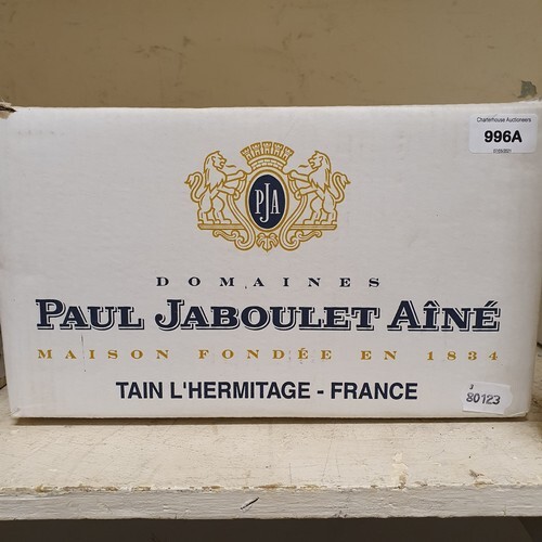 Six bottles of Chateau Paul Jaboulet Cornas Aine, Les Grande...