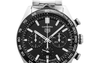 TAG Heuer Carrera CBN2A1B.BA0643 - Carrera Automatic Black Dial Stainless Steel Men's Watch
