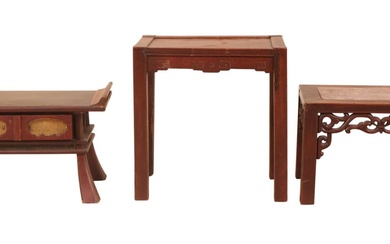 Three Small Side Tables