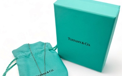 Tiffany & Co. Sterling Silver Chain & "L" Pendant