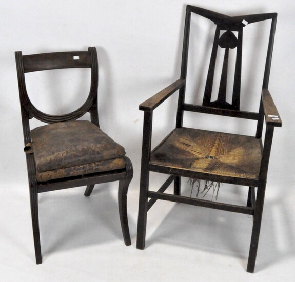 Two 19th century chairs