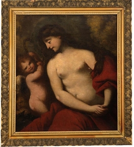 Unknown Artist(First Half of 18th Century), "Venus and Cupid".
