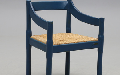 VICO MAGISTRETTI. A late 20th century Italian “Carimate” armchair.