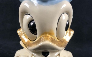 Vintage Donald Duck Ceramic Jug Pitcher Creamer Mid Century Disney Collectibles Decor