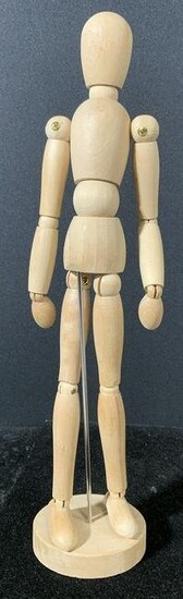 Vintage Jointed Wooden Articulated Mannequin