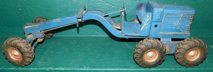 Vintage Metal Structo Motor Grader ( Missing Parts)