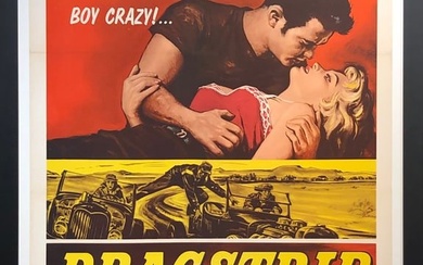Vintage Movie Poster LE - "Dragstrip Girl"