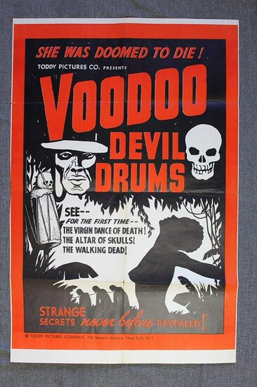 Voodoo Devil Drums (1944) US One Sheet Movie Poster