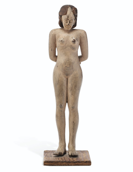 W.L.R., circa 1920-1930, Painted Figure of a Woman