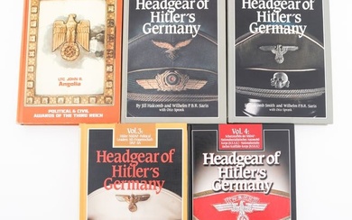 WWII GERMAN HEADGEAR & AWARD REFERENCE BOOKS