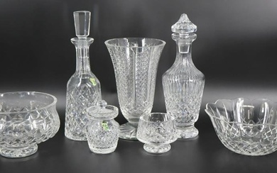Waterford Cut Glass Group of 7 Pieces.