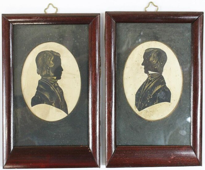1840 Samuel Metford Silhouette Portraits