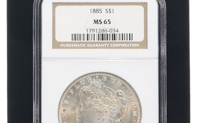 1885 Morgan Silver Dollar (NGC MS65)