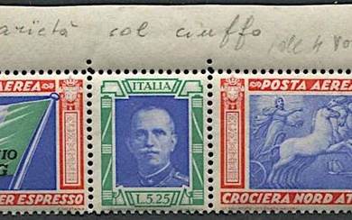 1933, Regno d’Italia, posta aerea, Crociera Balbo