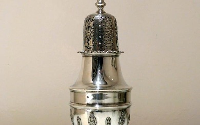19th Century Antique Victorian Sterling Silver Sugar Caster London 1896 Joseph Harper