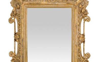 19th Century Rococo Style Giltwood Mirror