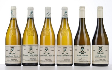 2001 , 2004 x 2 Maison Bertrand Ambroise Bourgogne Hautes Cotes de Nuits 2004 Cote de Nuits Villqge - Burgundy & 2006 x 2 Saint Romain - 6 Bottles (0.75L)