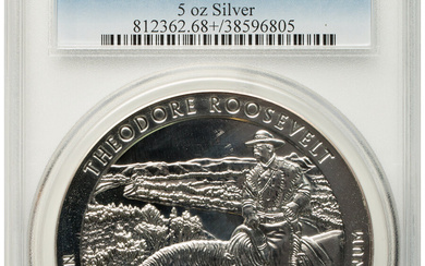 2016 25C Theodore Roosevelt NP 5 oz Silver, MS, DM