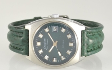 GLASHÜTTE wristwatch Spezimatic in stainless steel, self...