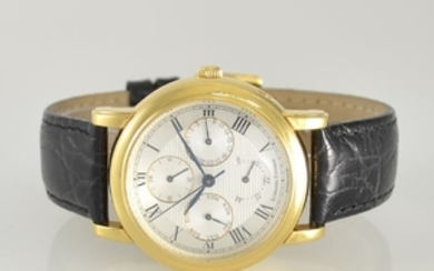 SCHWARZ ETIENNE 18k yellow gold gents wristwatch...