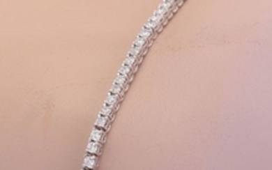 14 kt. White gold - Bracelet - 0.75 ct Diamond