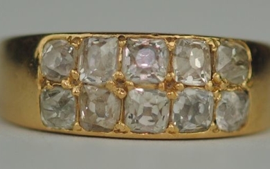Old-Cut Diamond (1.50ct) - 18 kt. Yellow gold - Ring