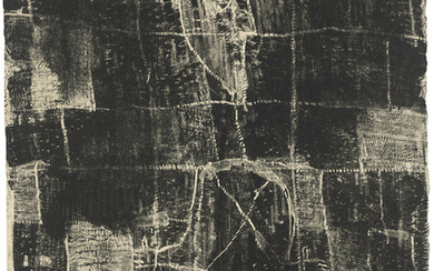 JEAN DUBUFFET (1901-1985), Homme et mur, from: Les murs