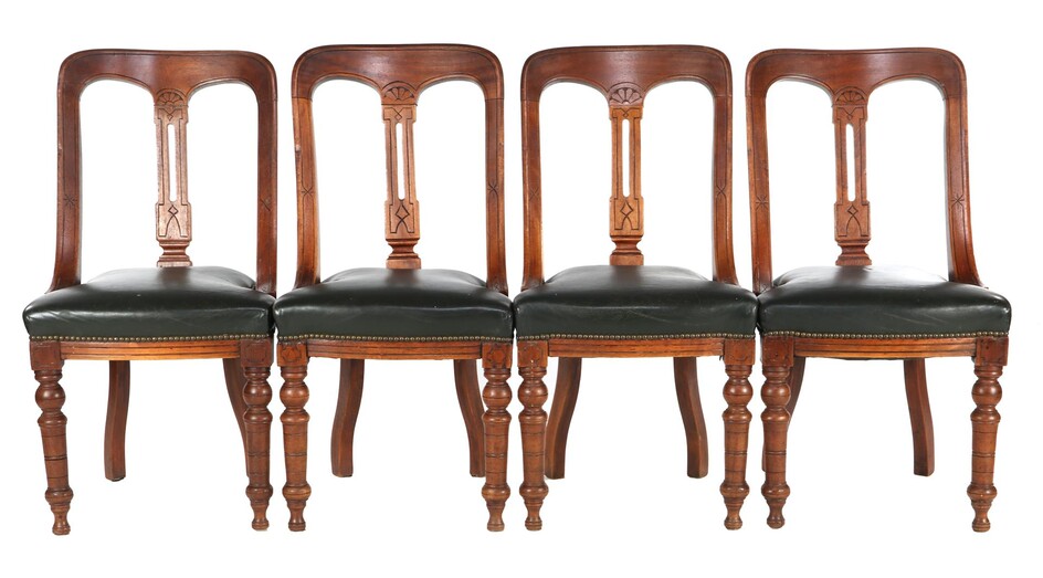 (-), 4 19th century English chairs (1 chair...
