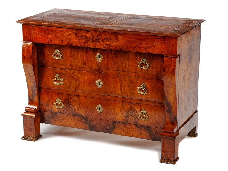 A Louis Philippe Walnut Commode