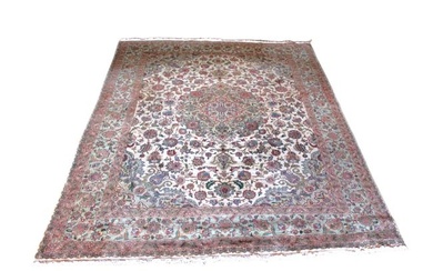 5.3" x 11.9" room size rug wool and possibly silk