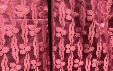 6 m x 130 cm Valuable magnificent double-sided damask fabric by San Leucio - Modern - silk cotton - 2017