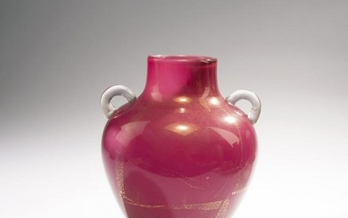 Barovier-Seguso & Ferro, 'Incamiciato oro' vase