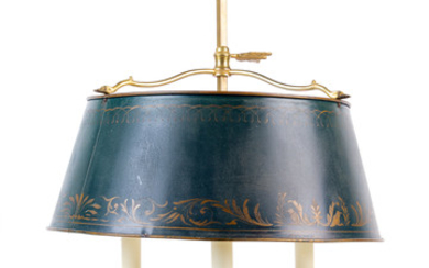 An Empire Style Gilt Bronze Bouillotte Lamp