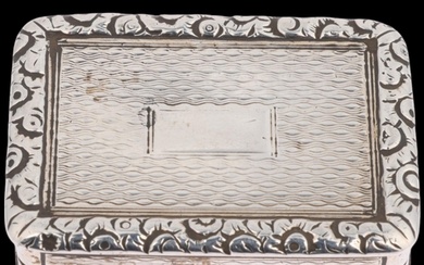 A George III silver vinaigrette, John Shaw, Birmingham 1820,...