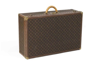 A Louis Vuitton monogrammed English 'Alzer' suitcase