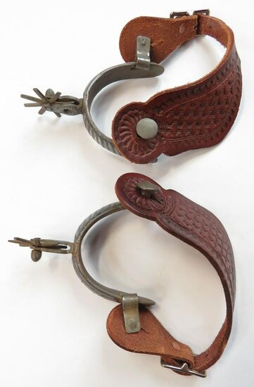 A PAIR OF MEXICAN SPURS
