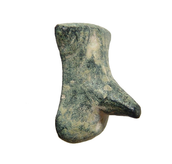 A Roman bronze phallic applique