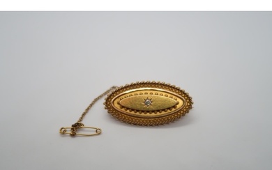 A late Victorian 15ct yellow gold (hallmarked Etruscan style...