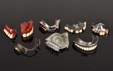 A small collection of Antique Dentures
