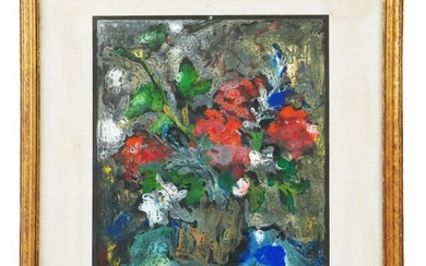 ABSTRACT STILL LIFE PAINTING BY H WASSERMAN