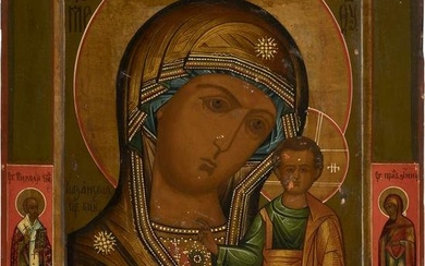 AN ICON SHOWING THE KAZANSKAYA MOTHER OF GOD Russian, 2n