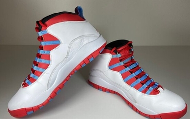Air Jordan - Nike Air Jordan 10 Retro 'Chicago Flag' Sneakers